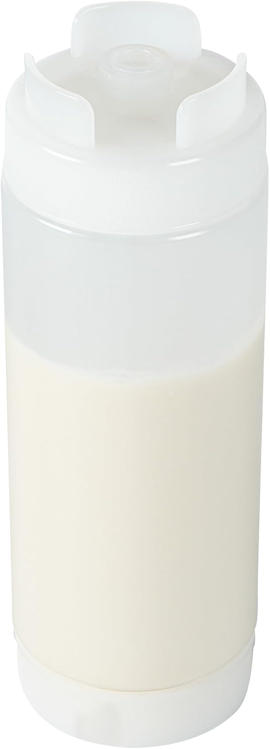 Restaurantware 20 oz Clear Plastic First Out Squeeze Bottle