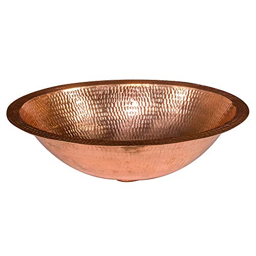 Vasque ovale en cuivre martelé Premier Copper Products