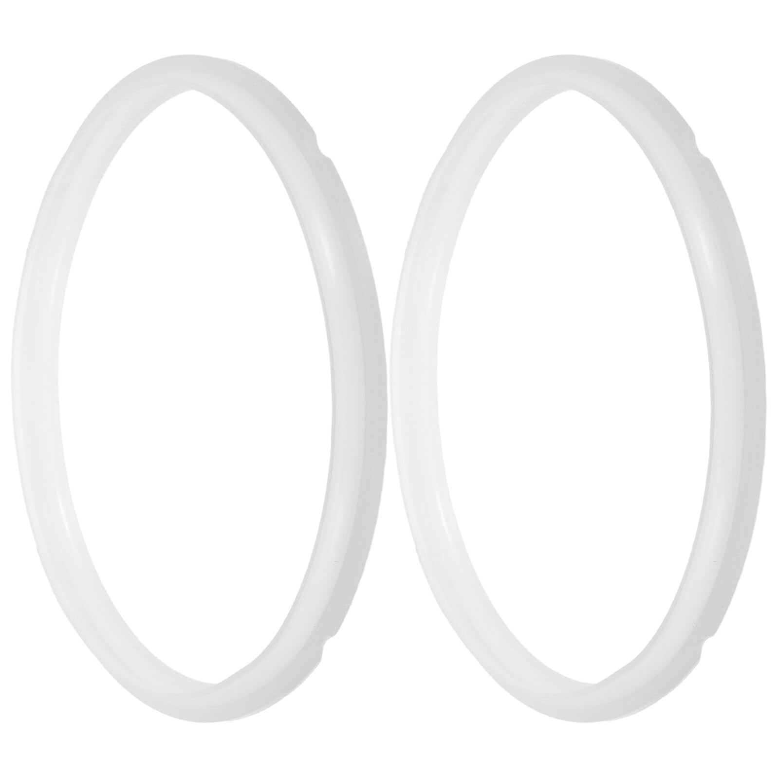 MOTHNUR 2 Pack Pressure Cooker Rubber Ring Silicone Pressure Gasket Replacement Rings for Electric Cooker Lid Universal Seal for Parts and Accessories Easy to Install
