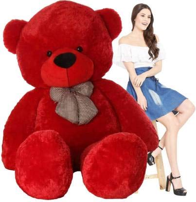 TrueloverTruelover Cte New Teddy for Girls and Kids New Year Latest 6 feet red New Edition