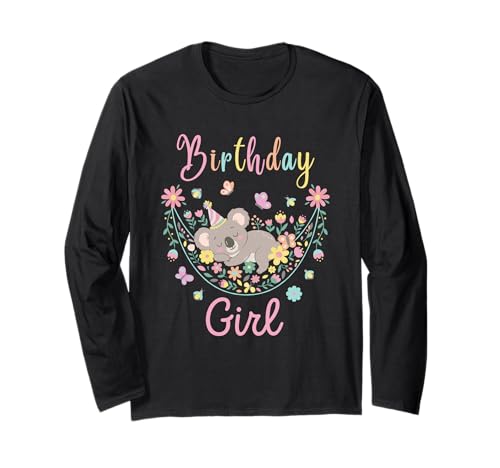 Cute Koala Floral Girls Birthday Party ����T�V���c