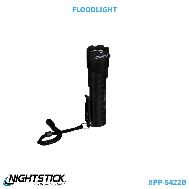 Image of Nightstick XPP-5422B 3 AA Intrinsically Safe Permissible Dual-Light Flashlight, Black