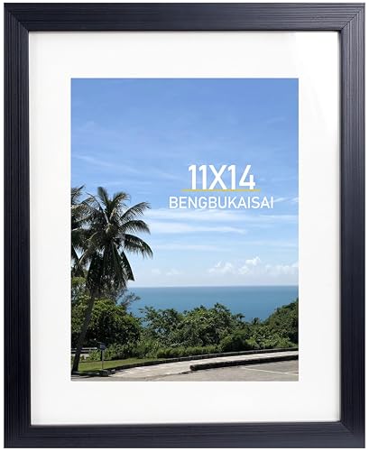 BENGBUKAISAI 11x14 Picture Frame, Wall Decor Photo Frames, Black 1 Pack