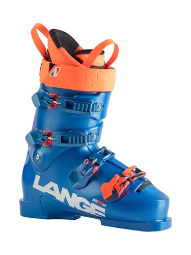 Lange RS 110 Mv chaussure de ski homme bleu pour la performance sur piste damée