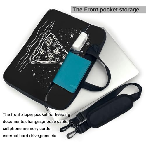 Bolso Slim para Laptop con Correa y Diseño Pizza miniatura 3