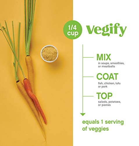 Vegify Veggie Crumble Variety Pack | Add A Serving Of Vegetables | Veggie Crumbs | Real & Healthy Ingredients | Replace Croutons, Bread Crumbs & Bacon Bits | Vegan, Gluten Free, High Fiber #TOP6