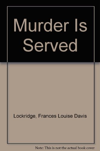 Murder Is Served 0671639889 Book Cover