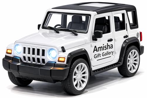 Image of Thar Roxx Metal Light and Sound Toys Cars Diecast Toy Car for Kids 1:36 Scale Model Metal Pull Back Sports Car Boys