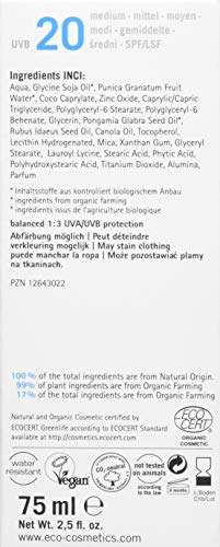 Eco Cosmetics Sonnenmilch LSF 20 für empfindliche Haut
