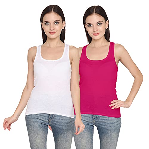 Image of ZOLDY Women's Sleeveless Slim fit Cotton Racerback Camisole Spaghetti