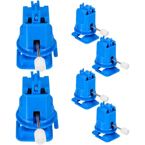 HOODANCOS 6stücke Aufziehroboter Mechanisch zum Selbermachen für Junge Mädchen Bastelset mit Aufziehmechanismus Laufroboter aus Knete für Fantasie und Kreativität