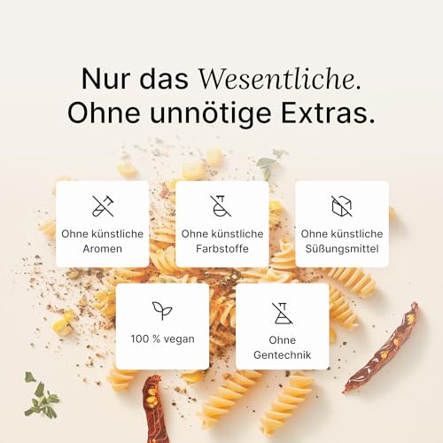 Huel Hot & Savoury – Cajun Pasta (7 Portionen), Vegane Protein-Mahlzeit mit 25 g Eiweiß, 26 Vitamine & Mineralstoffe, Pflanzliches Fertiggericht, Ausgewogen & Nährstoffreich