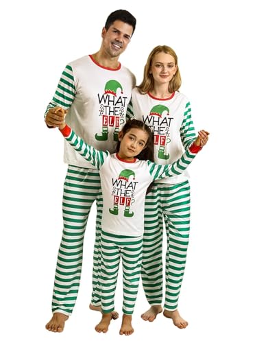 Christmas Family Matching Pajamas - Couples Elf Set for Holiday Party