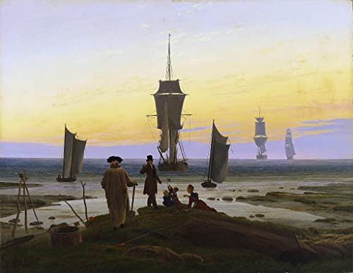 Les étapes de la vie par Caspar David Friedrich poster toile sans cadre déco murale 50x70