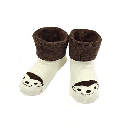 Wrapables Thick Animal Face Socks For Baby Girl (Set Of 4) #TOP1