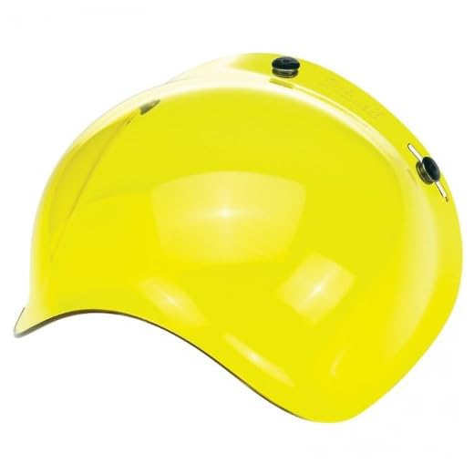 Visiera Bolla Bubble Biltwell Gialla Yellow x Caschi Casco Moto Biltwell Bell DMD Bandit Yam AFX Nolan AGV Vell