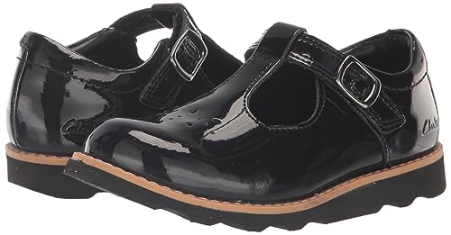Clarks Kids Crown Way K. Uniform Dress Shoe, Black Pat, 13 Medium US angle 7