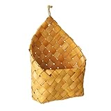 Panier mural suspendu tressé : un cadeau parfait pour vos amis amateurs de plantes ou de travaux manuels, panier à fleurs pour la décoration murale