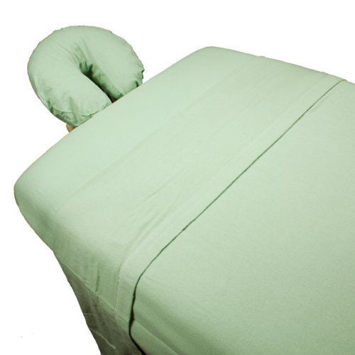 3-Piece Flannel Massage Sheet Set By Body Linen - Super Soft & Durable