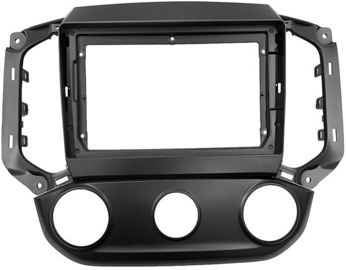 9" Car Radio Head Unit Frame Kit Compatible with S10 Trailblazer Colorado D-Max MU-X Auto Stereo Install Dash Panel Fascia Central Control Accessories(Auto AC,9 inch)
