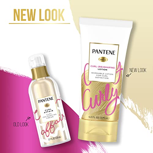 Pantene Pro-V Curl Cream Hair Lotion, Moisturizing Curl Defining Cream, Anti Frizz For Wavy Or Curly Hair, With Vitamin B5, Pack Of 3, 18 Oz Total #TOP6