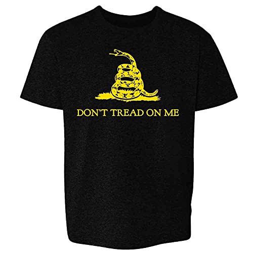 Pop Threads Dont Tread On Me Gadsden Flag Rattlesnake USA Revolution Baby Toddler Kids Girl Boy T-Shirt