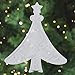 Vivid Shape Clear Acrylic Christmas Ornaments for All Occasions, 24 Pieces Christmas Tree Snowflake Star Bell Decoration Accessories (Christmas Tree Snowflake Five-Pointed Star)