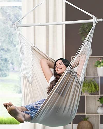 Advokair Hammock Chair Swing-Xxl Large Hanging Hammock Chair－Max 500 Lbs-70In Hammock Swing- Roomy & Heavy Duty #TOP5