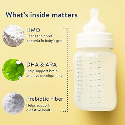 Similac Dual Prebiotic Blend, Baby Formula With Iron, Ready to Feed, 0-12 Months, 8-fl-oz Bottle, Pack of 24