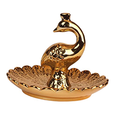 STOBAZA Bandeja De Anel De 2 Peças Para Joias Prato De Anel De Porcelana Bandeja De Bugiganga Para B