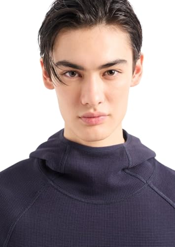 Armani Exchange Men's Waffle Texture Pullover Hoodie2