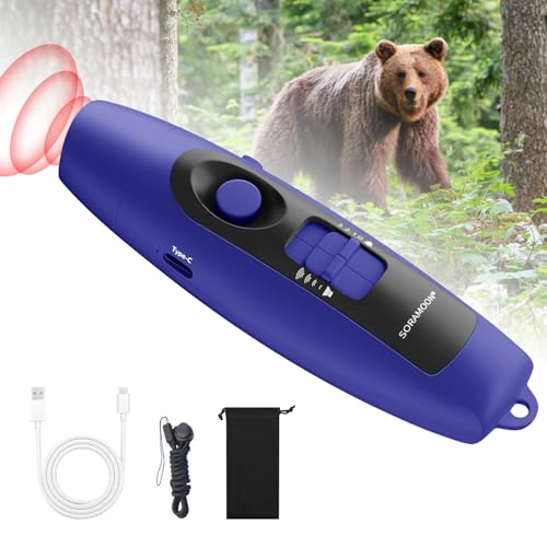 SORAMOON �F�悯 �d�q�z�C�b�X�� �F�悯�z�[�� 125db�剹�� �[�d��1200mAh �F�����O�b�Y �F�悯�� 4�i�K���� 3��މ��F �ً}�p �h�� �h�� SOS �d�q�J �F�΍� �o�R �L�����v LED���C�g�t�� (��)