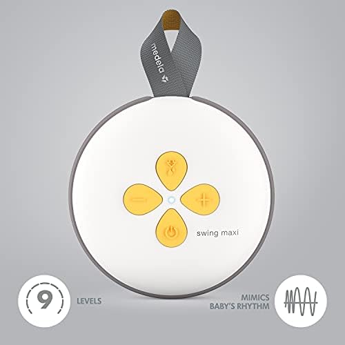 Medela Swing Maxi Double Electric Breast Pump - USB-Chargeable, More Milk in Less Time, Featuring PersonalFit Flex shields and Medela 2-Phase Expression Technology
