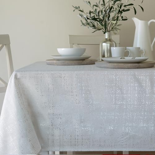 Benson Mills Gold Mine Foil Printed Tablecloth 60" x 104"