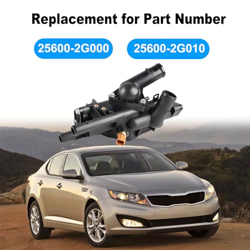 25600-2G000 Coolant Thermostat Housing Compatible with Kia Forte 2010-2013 by WMPHE - Used condition - Image 6