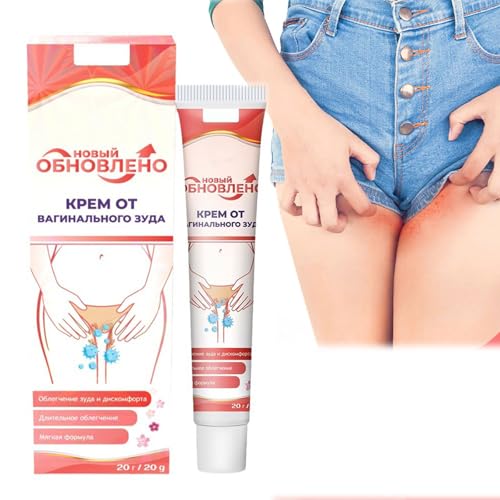 1/2 Unidades de pomada para picor en las zonas íntimas, pomada de cuidado de la zona íntima para mujeres, pomada segura para el tratamiento de la picazón vaginal, previene el olor y proporciona una