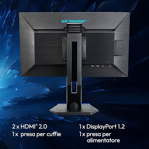 MEDION Spectator X40 (MD 21725) Monitor da gioco Full HD HDR10 da 62,2 cm (180Hz, 1080p, Adaptive Sync, 16:9, 1ms, HDMI, Display Port) - Monitor - Immagine 5