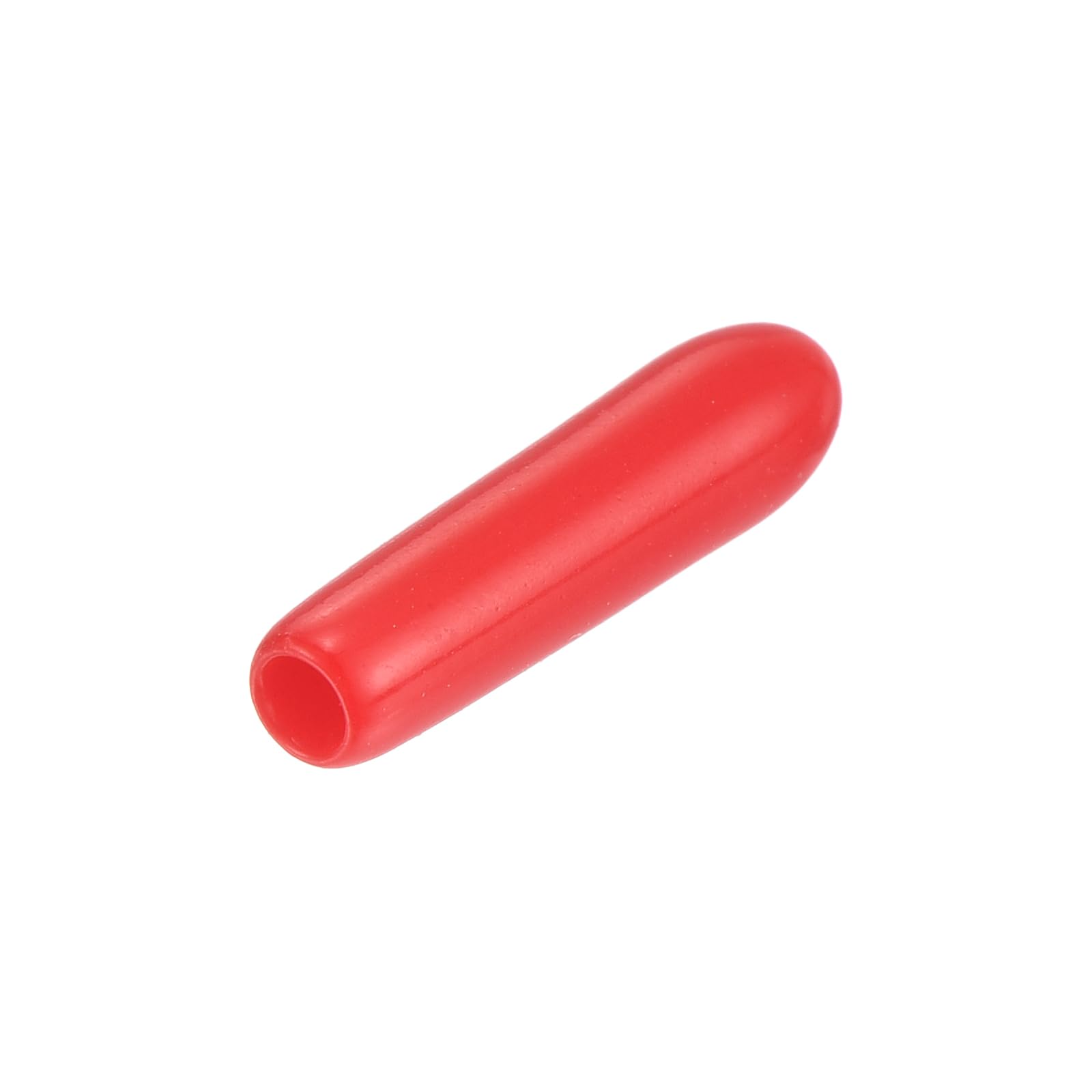 uxcell 20pcs Rubber End Caps 1.8mm ID Vinyl Round Tube Bolt Cap Cover Thread Protectors Red