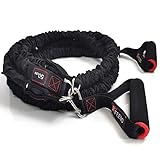 Resistance Bands Set(11 pcs), Workout Bands with Handles, Metal Carabiner, Door Anchor, Ankle Straps