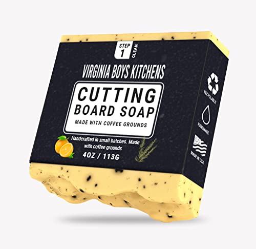 Virginia Boys Kitchens Cutting Board Soap - Made for Wood Cutting Boards and Butcher Blocks - Small Batch, Cold Pressed