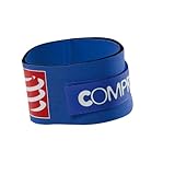chip running shoes Fabricada en neopreno COMPRESSPORT Timing Chip Strap - Cinturón de hidratación para Running, Color Azul, Talla UK: Talla 5 to 6