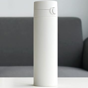 Stainless Steel Thermal Mug for tea coffee Upgrade Water Bottle Travel Portable Water Cup Friend Gift Color White, Size 6.5 * 22.5cm White 6.5 * 22.5cm