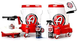 Adam's Two Bucket & Bucket Caddy Wash Kit - Easily Maneuver Your Buckets When You Wash - Safely and Effectively Wash and Dry Your Vehicles