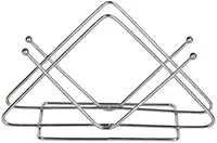 Porta Guardanapo em Metal Cromado – Organizador Multiuso para Cozinha, Mesa e Bancada