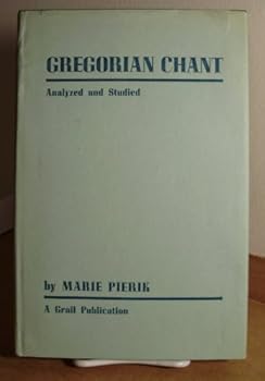 Hardcover Gregorian Chant Analyzed and Studied, 1951 Edition Book
