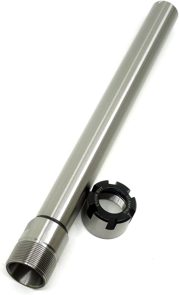 C20 ER20M 200L Alloy Steel Collet Chuck Holder Straight Shank CNC Milling Extension Rod CNC Milling Tools