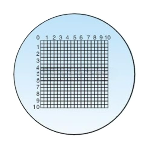 1pc C1 objective lens micrometer 1/100 (stage micrometer, C2-C7 eyepiece micrometer) (C6)
