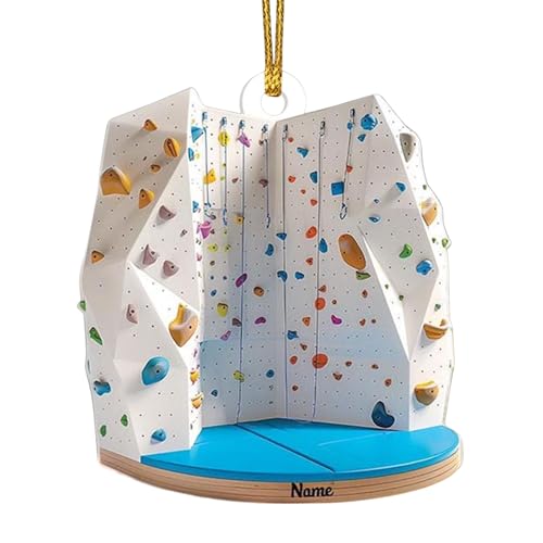 BeardesCo Custom Climbing Gym Christmas Ornament