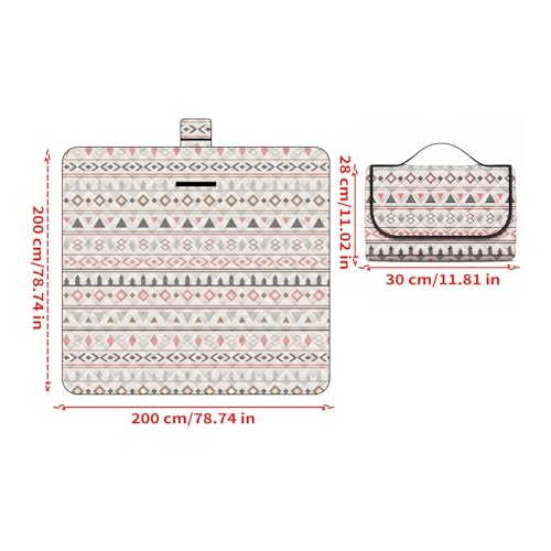 Manta impermeable 200x200 cm estera plegable para camping, jardín y actividades al aire libre 6