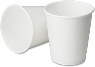 Diademita TeCup CUP70OZ-1000 - Vaso de papel, 210 ml, color blanco